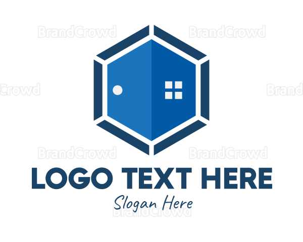 Hexagon Door & Window Logo