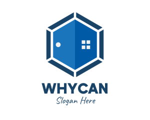 Hexagon Door & Window Logo