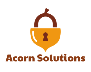Acorn - Acorn Nut Padlock logo design