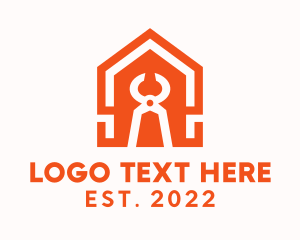 Tools - Pliers Home Improvement Contractor logo design