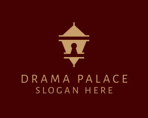 Security Lock Pagoda logo design