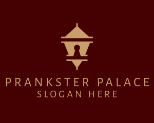 Security Lock Pagoda logo design