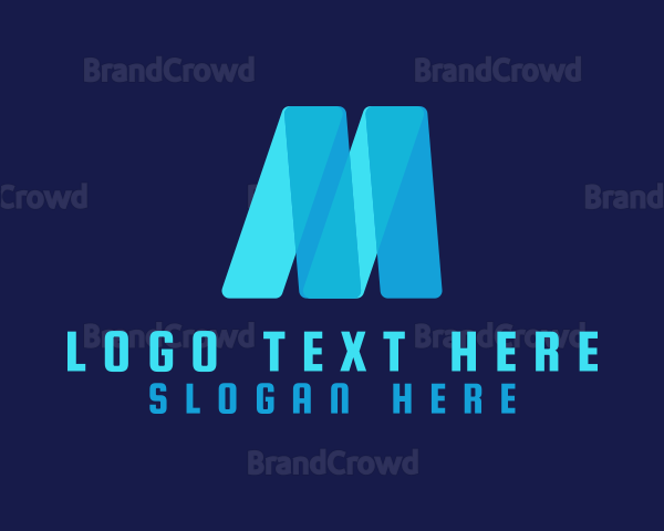 Digital Media Letter M Logo