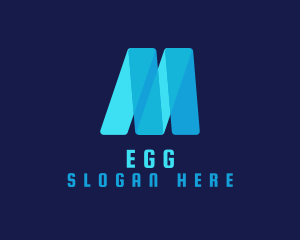Modern - Digital Media Letter M logo design