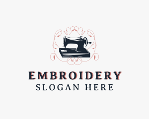 Sewing Machine Tailoring logo design