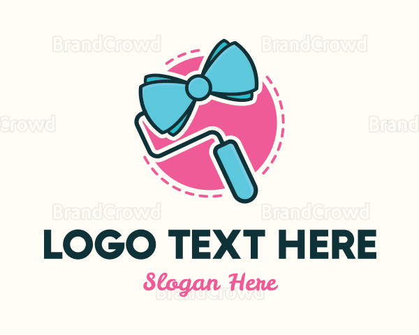 Feminine Ribbon Roller Logo