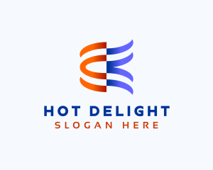 Thermal HVAC Temperature logo design