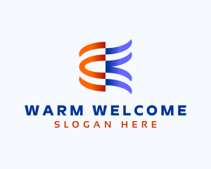 Thermal HVAC Temperature logo design