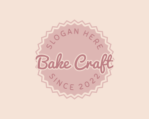 Pink Baking Pastry logo design