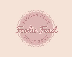 Pink Baking Pastry logo design