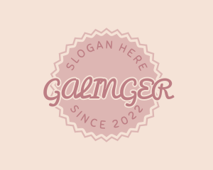 Macaron - Pink Baking Pastry logo design