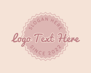 Pink Baking Pastry Logo