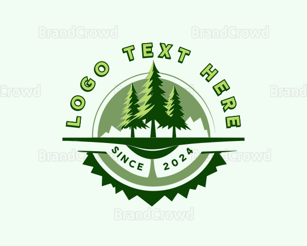 Outdoor Travel Forest Logo