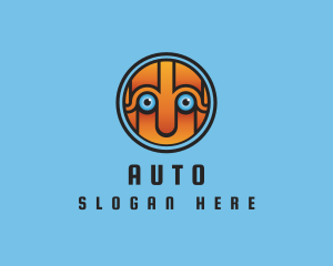 Robotics - Retro Robot Face logo design