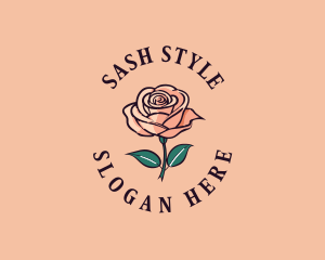 Rose Styling Floral logo design