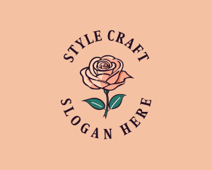 Rose Styling Floral logo design