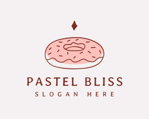 Sweet Donut Snack logo design