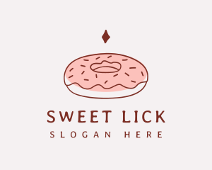 Sweet Donut Snack logo design