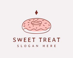 Sweet Donut Snack logo design