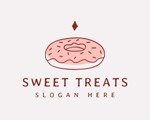 Sweet Donut Snack logo design