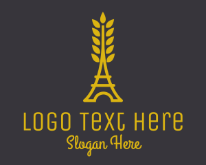 Gold Wheat French Bakery Logo