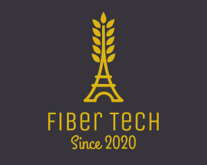 Fiber - Gold Wheat French Bakery logo design