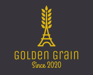 Wheat - Gold Wheat French Bakery logo design