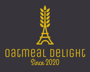 Oatmeal - Gold Wheat French Bakery logo design