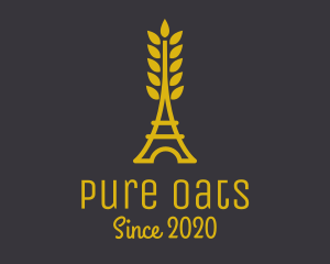 Oatmeal - Gold Wheat French Bakery logo design