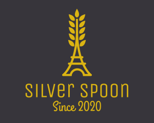 Gold Wheat French Bakery logo design