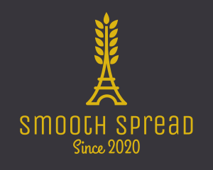 Gold Wheat French Bakery logo design