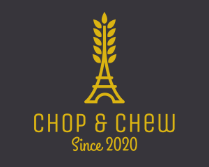 Fiber - Gold Wheat French Bakery logo design