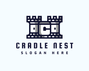 Castle Rook Letter C logo design