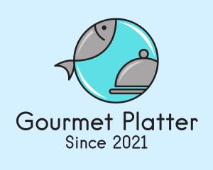 Platter - Fish Restaurant Bell logo design