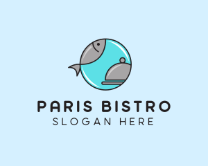 Fish Restaurant Bell logo design