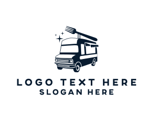 Fork Food Truck Logo