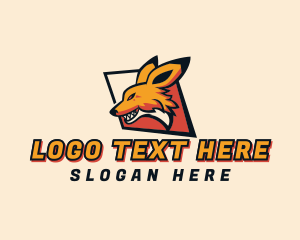 Wolf Head - Fox Gaming Clan logo design