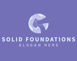 Charity Support Humanitarian Logo