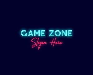 Generic Neon Shop logo design