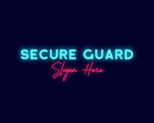 Synthwave - Generic Neon Shop logo design