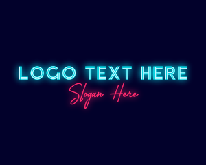 Generic Neon Shop Logo