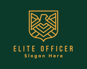 Officer - Eagle Military Badge logo design