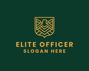 Officer - Eagle Military Badge logo design