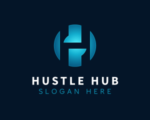 Startup Business Letter H logo design