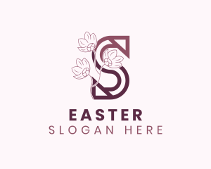 Spa - Floral Salon Letter S logo design