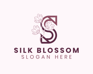 Floral Salon Letter S logo design