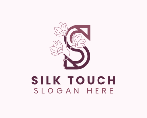 Floral Salon Letter S logo design