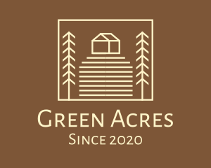 Farming - Countryside Farm House logo design