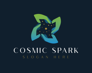 Star Cosmic Hand logo design