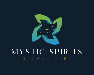 Star Cosmic Hand logo design